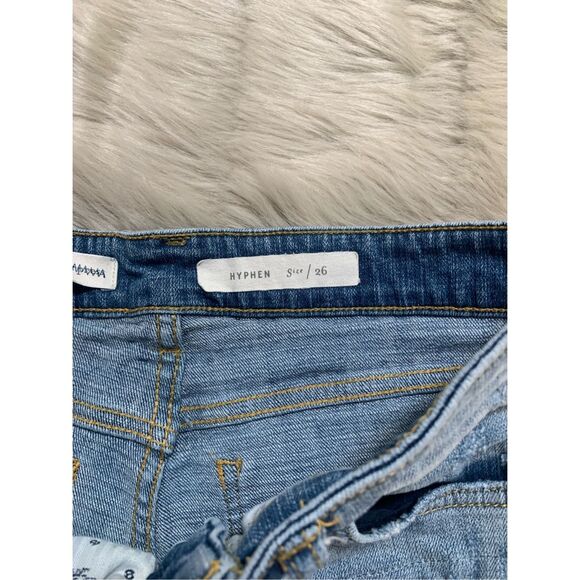 Pilcro Hyphen High-Rise Embroidered Shorts Size 26 - Picture 5 of 8